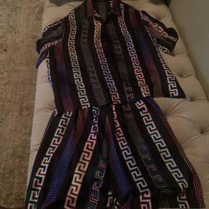 Versace men short set